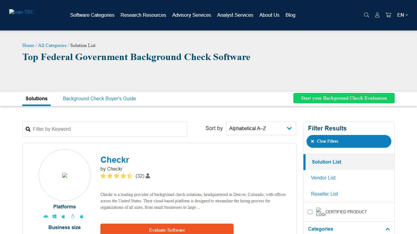 Best Federal Government Background Check Software [2026] TEC